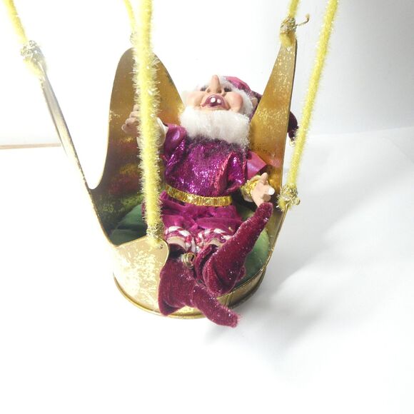 Mark Roberts World’s Fair Balloon Elves Hot Air Balloon Elf AS IS BROKEN FINGER - Picture 3 of 10